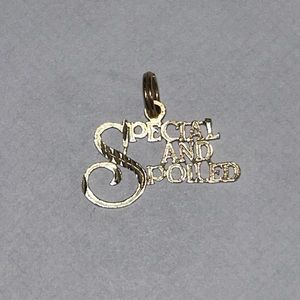 14K Gold Special and Spoiled Pendant